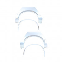 Reparație aripă spate interior + exterior pentru BMW 3 E30 1987-1994 / Set 10853