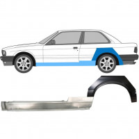 Reparație prag + aripă spate pentru BMW 3 E30 1982-1987 / Stânga 11235