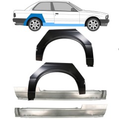 Prag complet + reparație aripă spate pentru BMW 3 E30 1982-1987 / Set 11236
