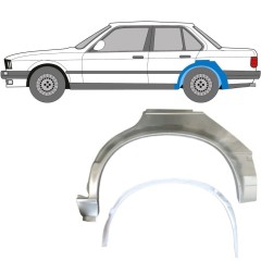 Reparație aripă spate interior + exterior pentru BMW 3 E30 1982-1987 / Stânga / Set 10858