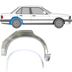 Reparație aripă spate interior + exterior pentru BMW 3 E30 1982-1987 / Dreapta / Set 10857