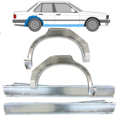 Prag complet + reparație aripă spate pentru BMW 3 E30 1982-1987 / Set 11239