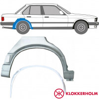 Reparație aripă spate interior + exterior pentru BMW 3 E30 1987-1994 / Dreapta / Set 10860