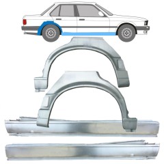Prag complet + reparație aripă spate pentru BMW 3 E30 1987-1994 / Set 11242