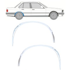 Reparație aripă interioară spate pentru BMW 3 E30 1982-1994 / Stânga+Dreapta / Set 10847