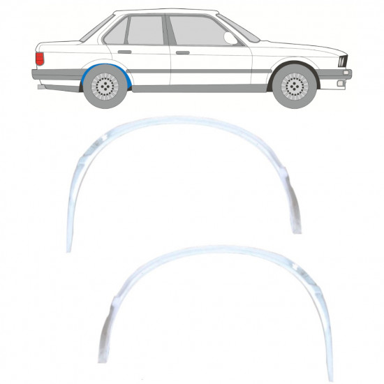 BMW 3 E30 1982- ARC ROATA SPATE INTERIOR / A STABILIT