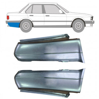 Reparație aripă spate pentru BMW 3 E30 1982-1987 / Stânga+Dreapta / Set 6386