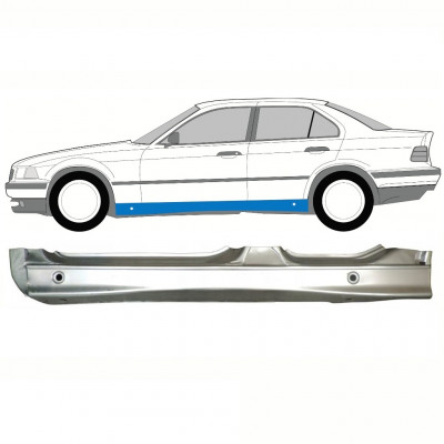 BMW 3 E36 1990-2000 DEPLIN REPARATIE PRAG INTERIOR 1MM OŢEL / STÂNGA