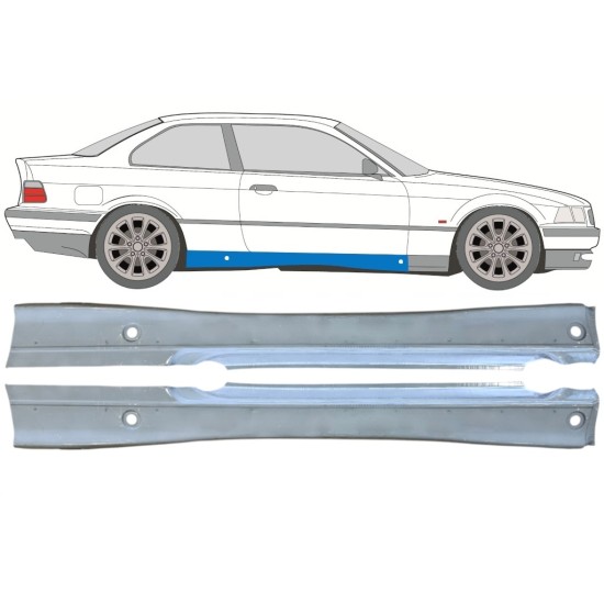 Prag complet pentru BMW 3 E36 1990-2000 / Stânga+Dreapta / COUPE / Set 16067