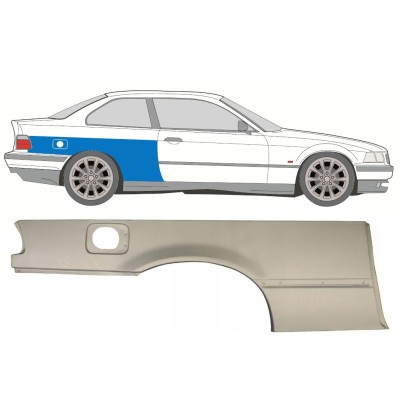 Reparație aripă spate pentru BMW 3 E36 1990-2000 / Dreapta / COUPE 16383