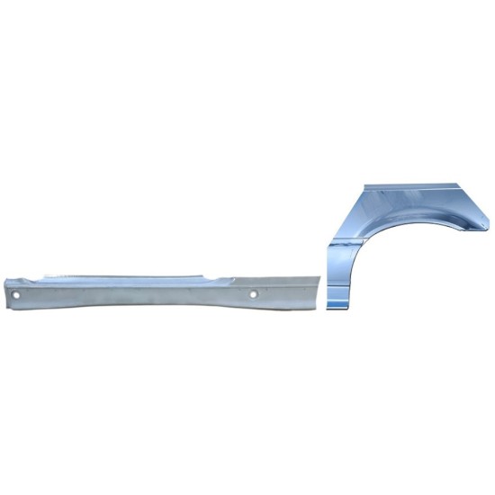 Prag complet + reparație aripă spate pentru BMW 3 E36 1990-2000 / Stânga / COUPE / Set 17024