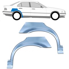Reparație aripă spate pentru BMW 3 E36 1990-2000 / Stânga+Dreapta / SEDAN / Set 6393