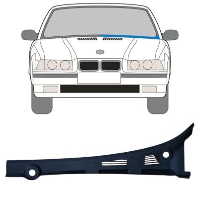 Panou reparație parbriz pentru BMW 3 E36 1990-2000 / Stânga / COMBI / SEDAN / COMPACT 16899
