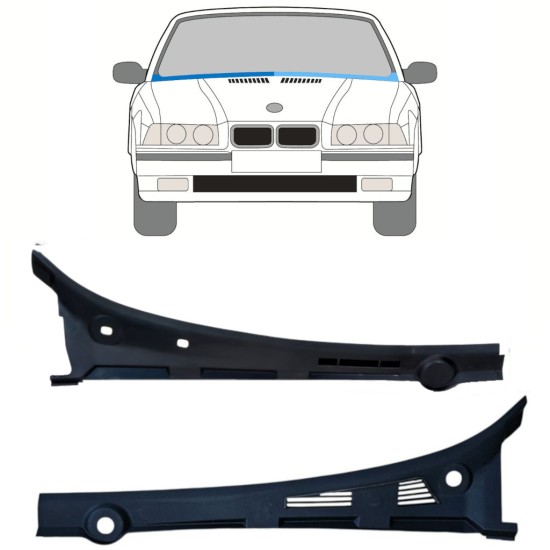 Panou reparație parbriz pentru BMW 3 E36 1990-2000 / Stânga+Dreapta / COMBI / SEDAN / COMPACT / Set 16900