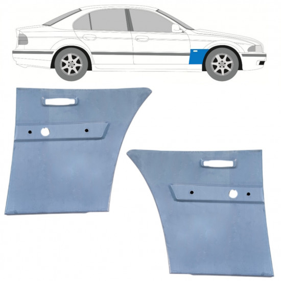 Panou de reparație aripă față pentru BMW 5 E39 1996-2004 / Stânga+Dreapta / Set 9829