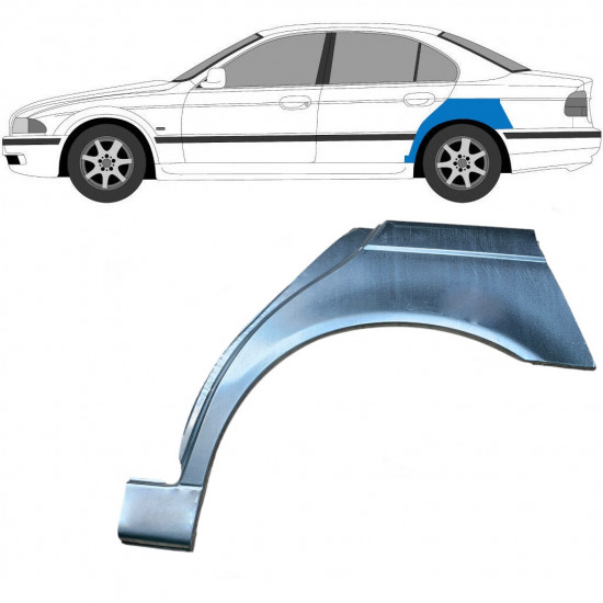 Reparație aripă spate pentru BMW 5 E39 1996-2004 / Stânga 6407