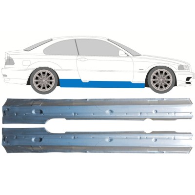 Prag complet pentru BMW 3 E46 1998-2006 / Stânga+Dreapta / COUPE / Set 16814