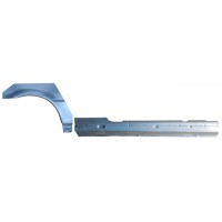 Prag complet + reparație aripă spate pentru BMW 3 E46 1998-2006 / Dreapta / COUPE / Set 17059