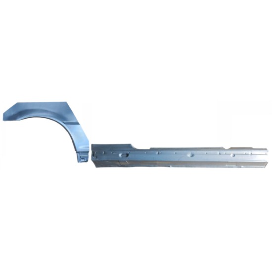 Prag complet + reparație aripă spate pentru BMW 3 E46 1998-2006 / Dreapta / COUPE / Set 17059