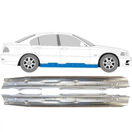 Prag complet pentru BMW 3 E46 1998-2006 / Stânga+Dreapta / Set 14997 Prag complet pentru BMW 3 E46 1998-2006 / Stânga+Dreapta / Set 14997