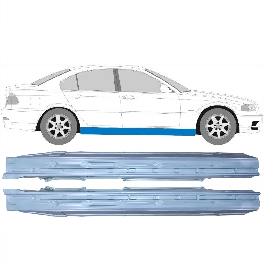 Prag Complet Pentru Bmw E46 3 1998-2005 / Stânga+Dreapta / Combi / Sedan / Set 6195