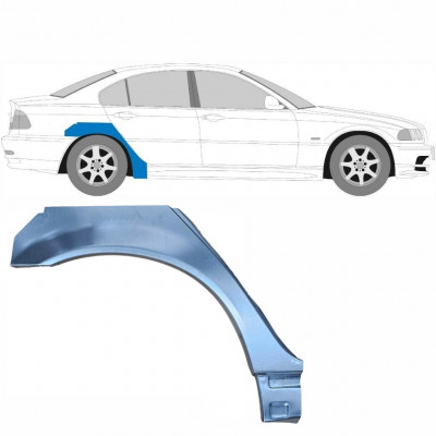 Reparație aripă spate mică pentru BMW E46 3 1998-2005 / Dreapta 6202