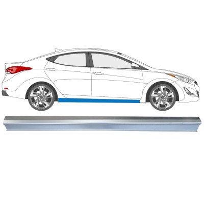 Reparație prag pentru Hyundai Elantra 2010-2015 / Dreapta 14933