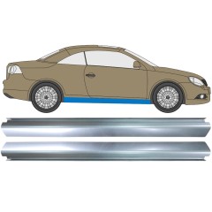 Reparație prag pentru Volkswagen Eos 2006- / Stânga+Dreapta / Set 10558