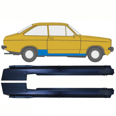 Reparație prag pentru Ford Escort 1974-1980 / Stânga+Dreapta / Set 10729