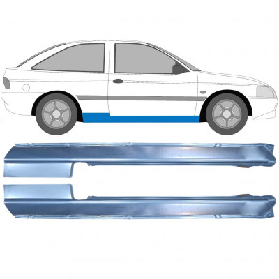 Prag complet pentru Ford Escort 1995-2000 / Stânga+Dreapta / Set 9502