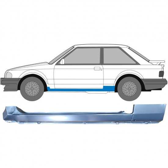 Prag complet pentru Ford Escort 1980-1986 / Stânga 6613