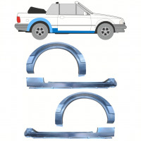 Reparație prag + aripă spate pentru Ford Escort 1981-1990  CABRIO / Set 12588