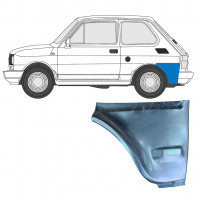 Reparație aripă spate partea inferioară pentru Fiat 126p 1985-1994 / Stânga 7582