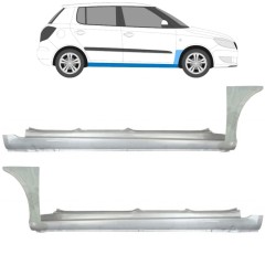 Prag complet + reparație aripă față pentru Skoda Fabia II 2007-2015 / Set 11172