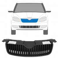 Grilă neagră pentru Skoda Fabia 2007-2010 7524