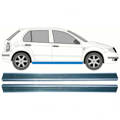 Reparație prag pentru Skoda Fabia 1999-2007 / Stânga = Dreapta (simetric) / Set 10313