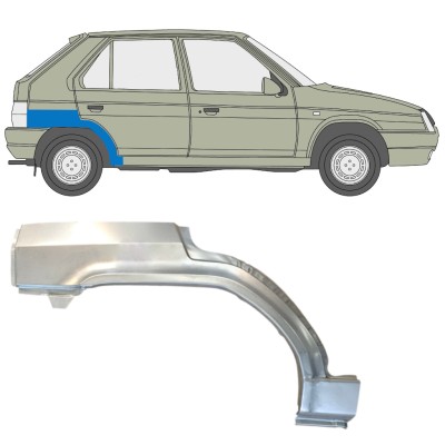 Reparație aripă spate pentru Skoda Favorit 1989-1995 / Dreapta 14882