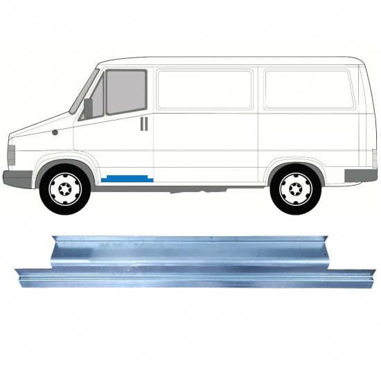 Reparație ușă față înaltă pentru Fiat Ducato / C25 / J5 1981-1994 / Stânga 7741