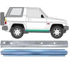Reparație prag interior + exterior pentru Daihatsu Feroza Rocky Fourtrak 1984-1993 / Dreapta / Set 17013