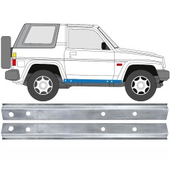 Reparație prag interior pentru Daihatsu Feroza Rocky Fourtrak 1984-1993 / Stânga+Dreapta / Set 17012