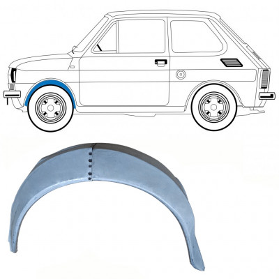 Reparație aripă față interior pentru Fiat 126p 1972-1978 / Stânga 10216