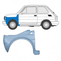 Aripă față pentru Fiat 126p 1985-1994 / Stânga 7576