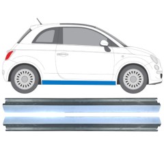 Reparație prag partea inferioară pentru Fiat 500 2007-2018 / Stânga+Dreapta / Set 16070