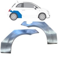 Reparație aripă spate pentru Fiat 500 2007-2018 / Stânga+Dreapta / Set 16073