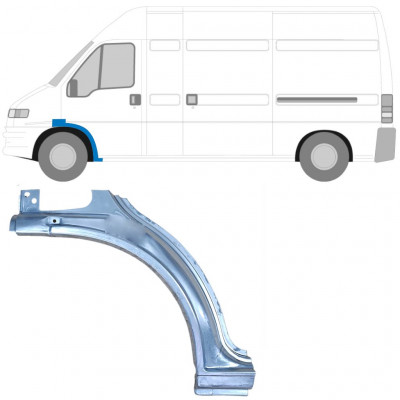 FIAT DUCATO BOXER RELAY 1994-2006 KIT DE REPARARE ARC ROATA FAȚĂ / STÂNGA