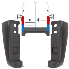 Colț bară spate pentru Peugeot Boxer 2006-2018 / Set 14086