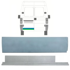 Reparație joasă interior + exterior ușă spate pentru Citroen Jumper 1994-2006 / Stânga / Set 14045