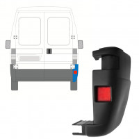 Colț bară spate pentru Fiat Ducato 2002-2006 / Dreapta 7713