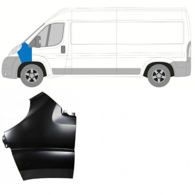 Aripă față pentru Fiat Ducato 2006-2014 / Stânga 7279