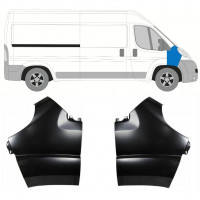 Aripă față pentru Fiat Ducato 2006-2014 / Stânga+Dreapta / Set 10045